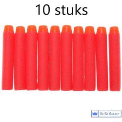 Universele pijltjes | geschikt voor nerf-n-strike speelgoedblasters | 10 stuks | rood
